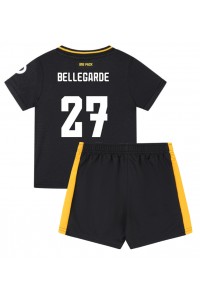 Wolves Jean-Ricner Bellegarde #27 Babytruitje Uit tenue Kind 2024-25 Korte Mouw (+ Korte broeken)